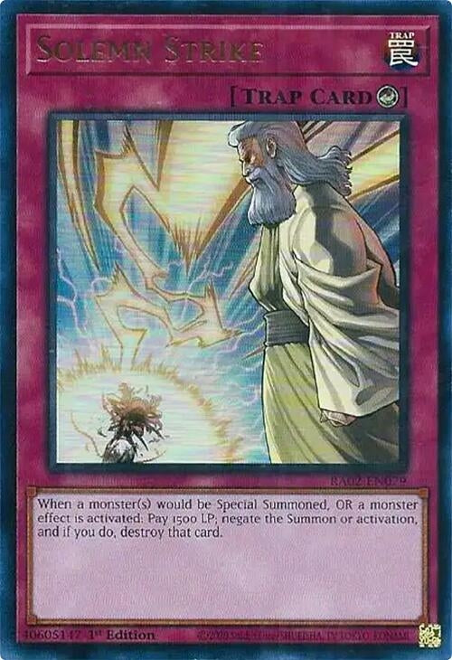 Image for Solemn Strike (UR) (RA02-EN079) (RA02) - YuGiOh
