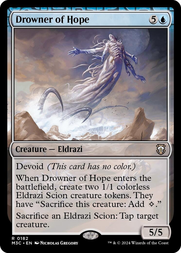Image for Drowner of Hope (182) (Modern Horizons 3) - Magic: The Gathering