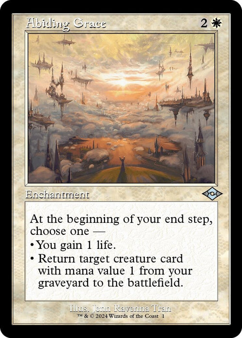 Image for Abiding Grace (Retro Frame) (1) (Modern Horizons 2) - Magic: The Gathering