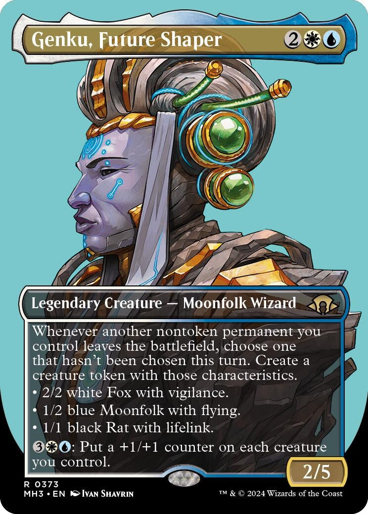 Image for Genku, Future Shaper (Borderless) (373) (Modern Horizons 3) - Magic: The Gathering
