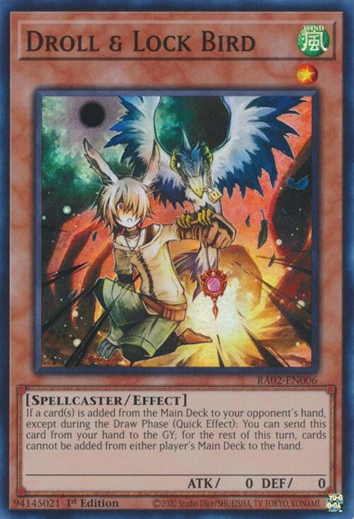 Image for Droll & Lock Bird (RA02-EN006) (RA02) - YuGiOh