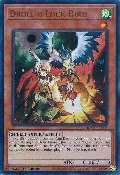 Image for Droll & Lock Bird (UR) (RA02-EN006) (RA02) - YuGiOh