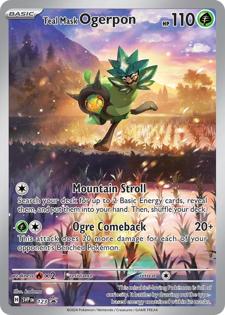 Image for Teal Mask Ogerpon - 123 (123) (SVP) - Pokemon