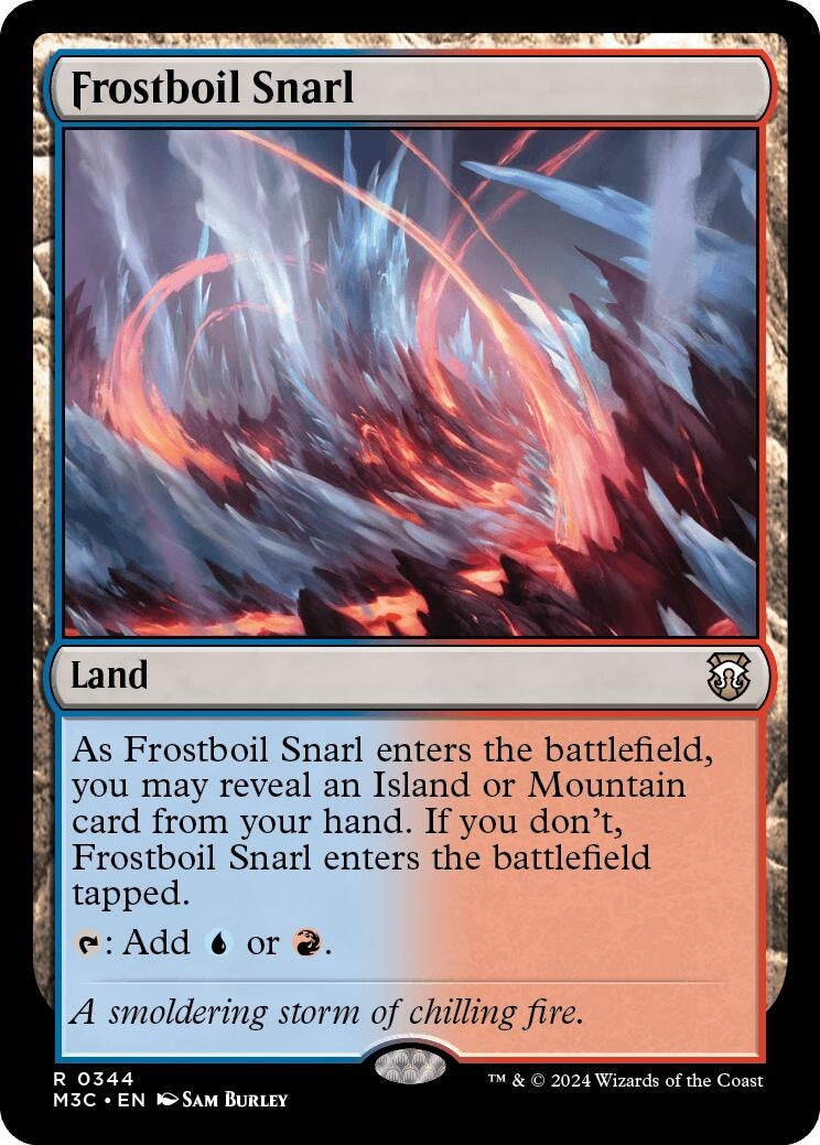 Image for Frostboil Snarl (Ripple Foil) (344) (Modern Horizons 3) - Magic: The Gathering