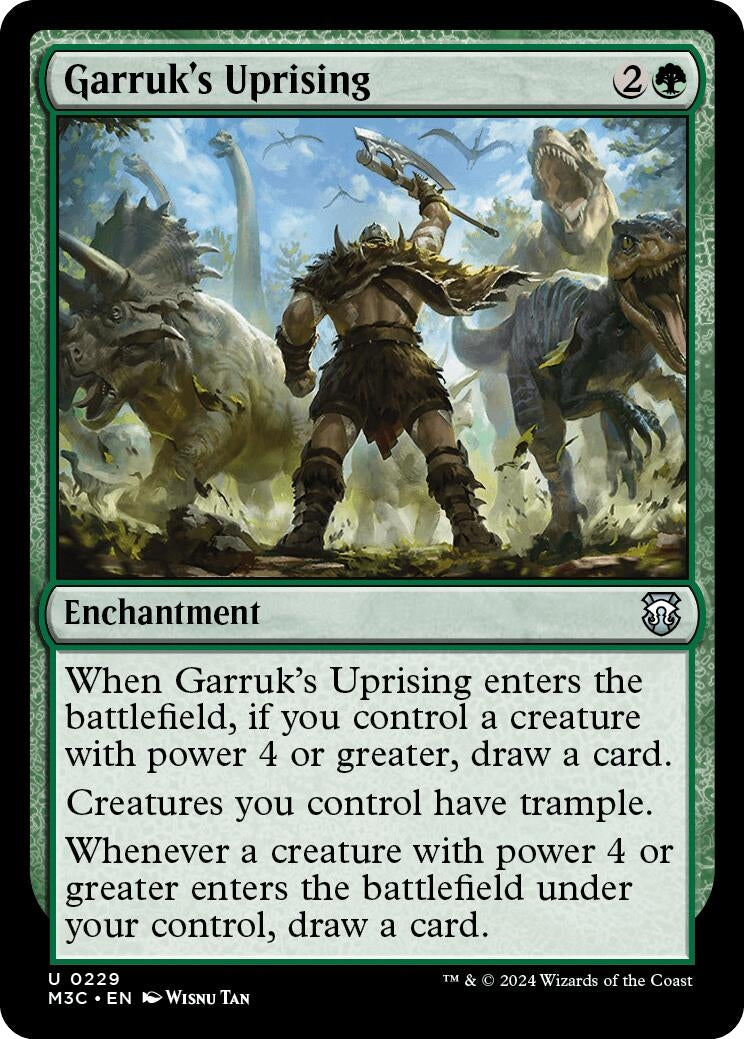 Image for Garruk's Uprising (229) (Modern Horizons 3) - Magic: The Gathering