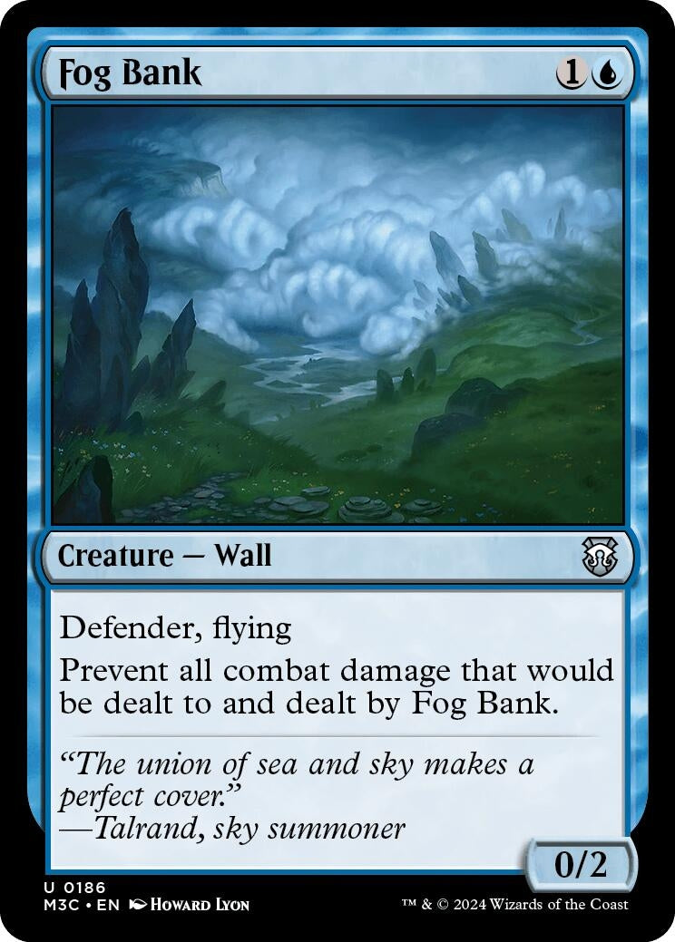 Image for Fog Bank (186) (Modern Horizons 3) - Magic: The Gathering