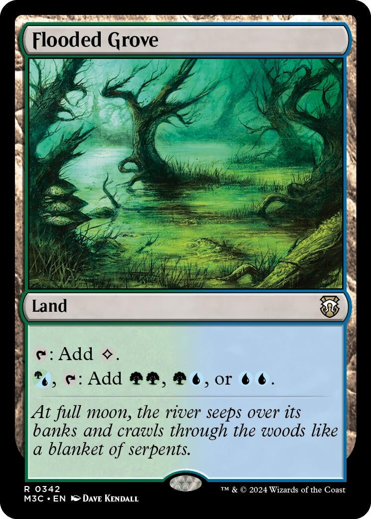 Image for Flooded Grove (342) (Modern Horizons 3) - Magic: The Gathering