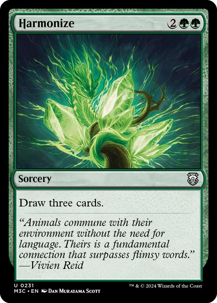 Image for Harmonize (231) (Modern Horizons 3) - Magic: The Gathering