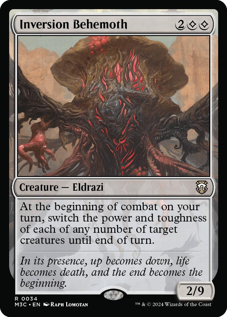 Image for Inversion Behemoth (34) (Modern Horizons 3) - Magic: The Gathering