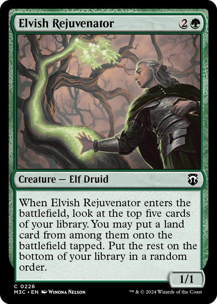 Image for Elvish Rejuvenator (Ripple Foil) (226) (Modern Horizons 3) - Magic: The Gathering