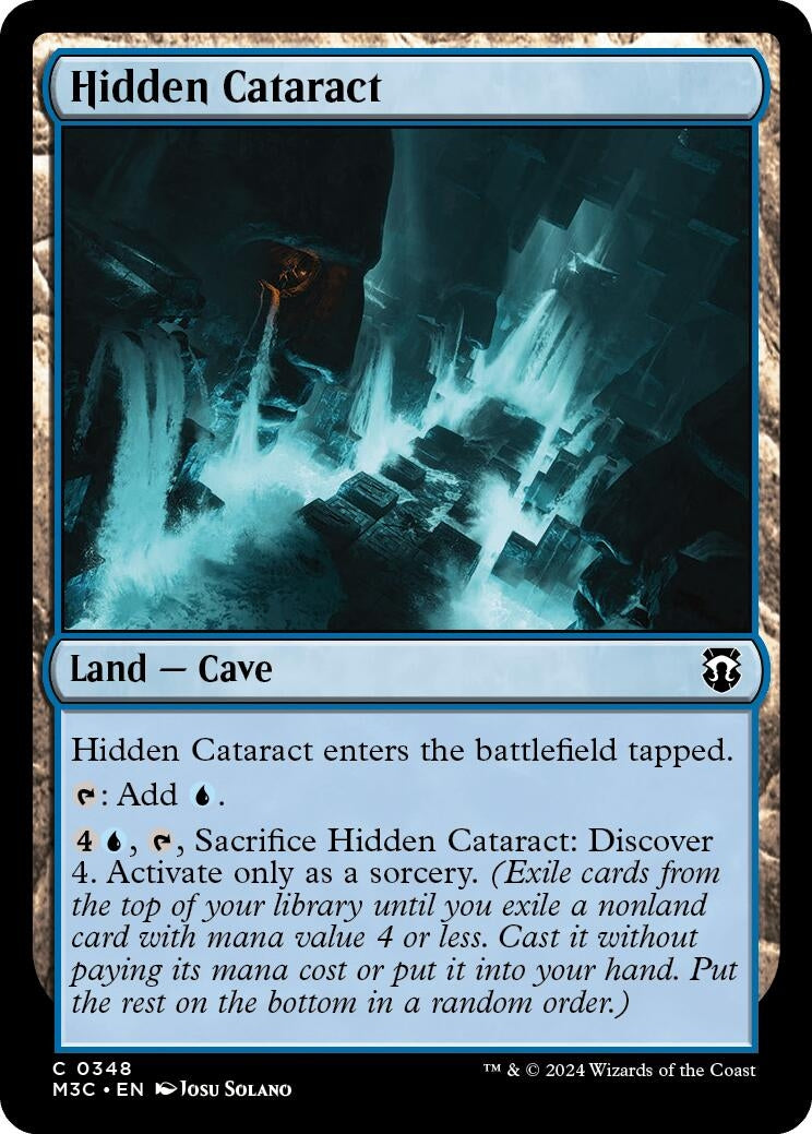 Image for Hidden Cataract (Ripple Foil) (348) (Modern Horizons 3) - Magic: The Gathering