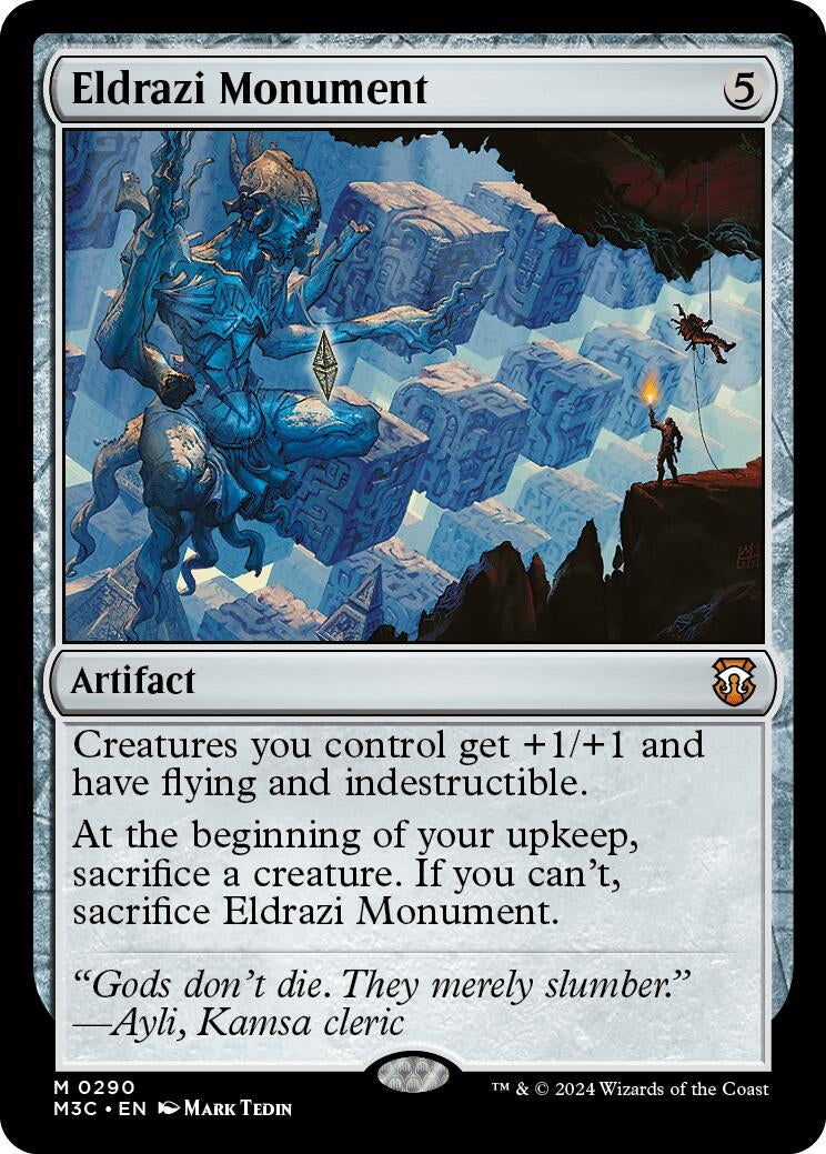 Image for Eldrazi Monument (Ripple Foil) (290) (Modern Horizons 3) - Magic: The Gathering