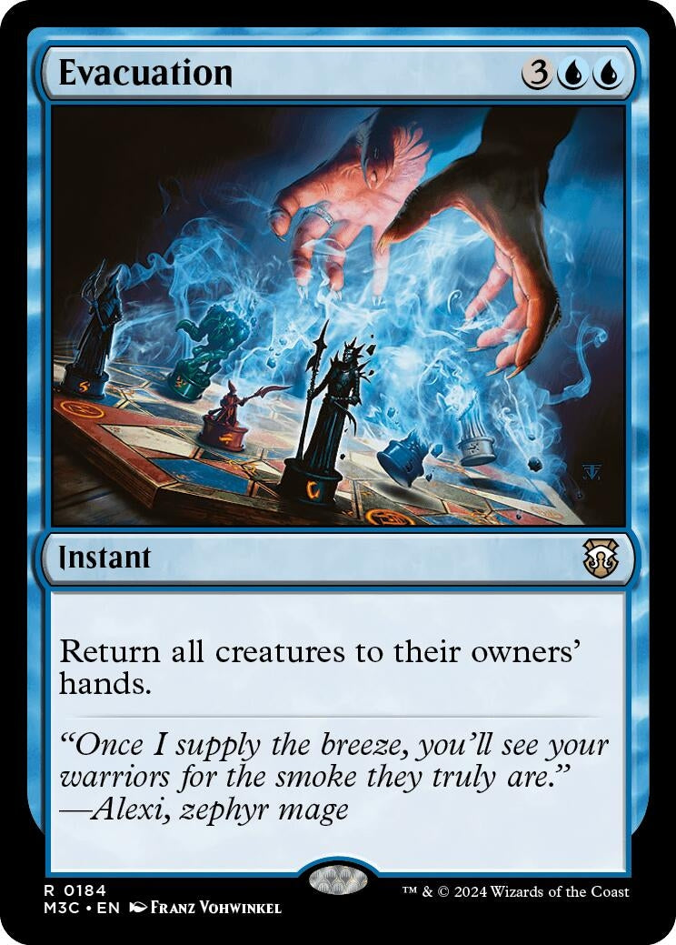 Image for Evacuation (Ripple Foil) (184) (Modern Horizons 3) - Magic: The Gathering