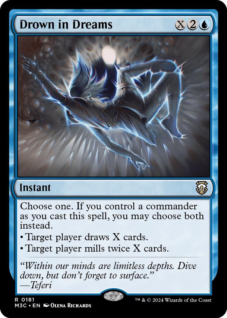 Image for Drown in Dreams (Ripple Foil) (181) (Modern Horizons 3) - Magic: The Gathering