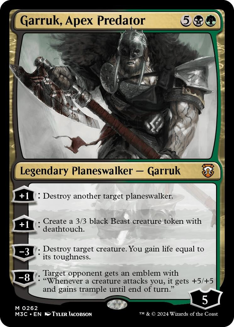 Image for Garruk, Apex Predator (262) (Modern Horizons 3) - Magic: The Gathering