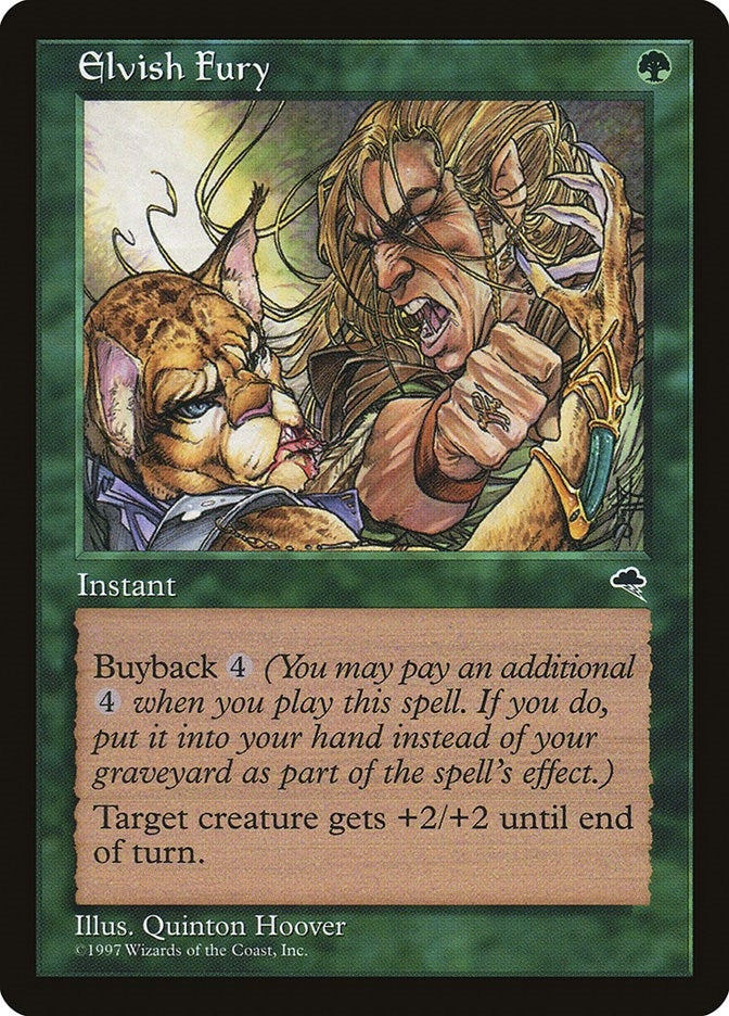 Image for Elvish Fury (226) (Tempest) - Magic: The Gathering