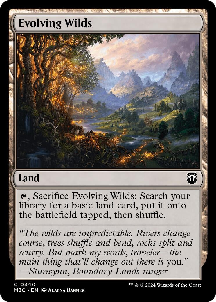 Image for Evolving Wilds (340) (Modern Horizons 3) - Magic: The Gathering