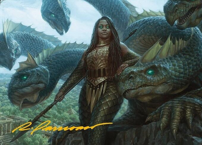 Image for Hydra Trainer Art Card (Gold-Stamped Signature) (10) (Modern Horizons 3) - Magic: The Gathering