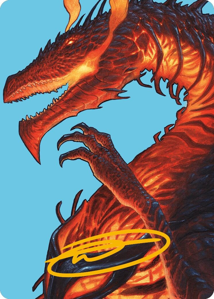 Image for Herigast, Erupting Nullkite Art Card (Gold-Stamped Signature) (44) (Modern Horizons 3) - Magic: The Gathering