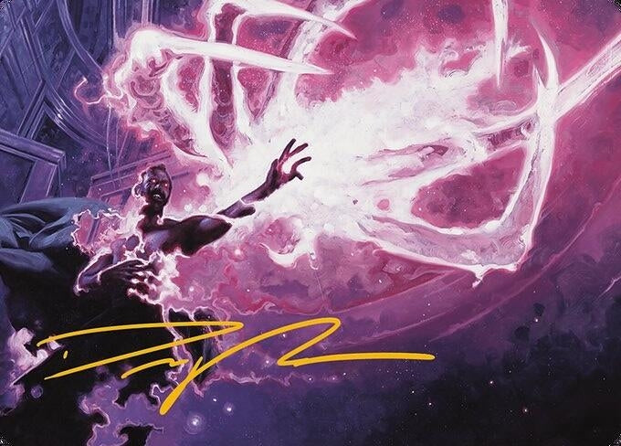Image for Flare of Malice Art Card (Gold-Stamped Signature) (3) (Modern Horizons 3) - Magic: The Gathering