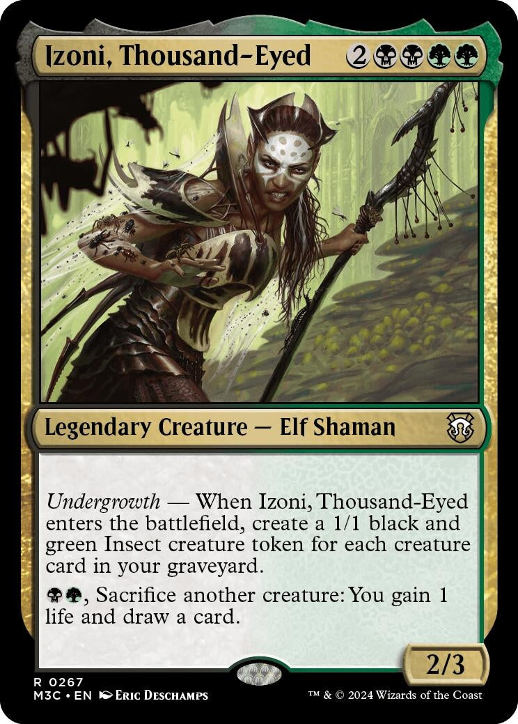 Image for Izoni, Thousand-Eyed (Ripple Foil) (267) (Modern Horizons 3) - Magic: The Gathering