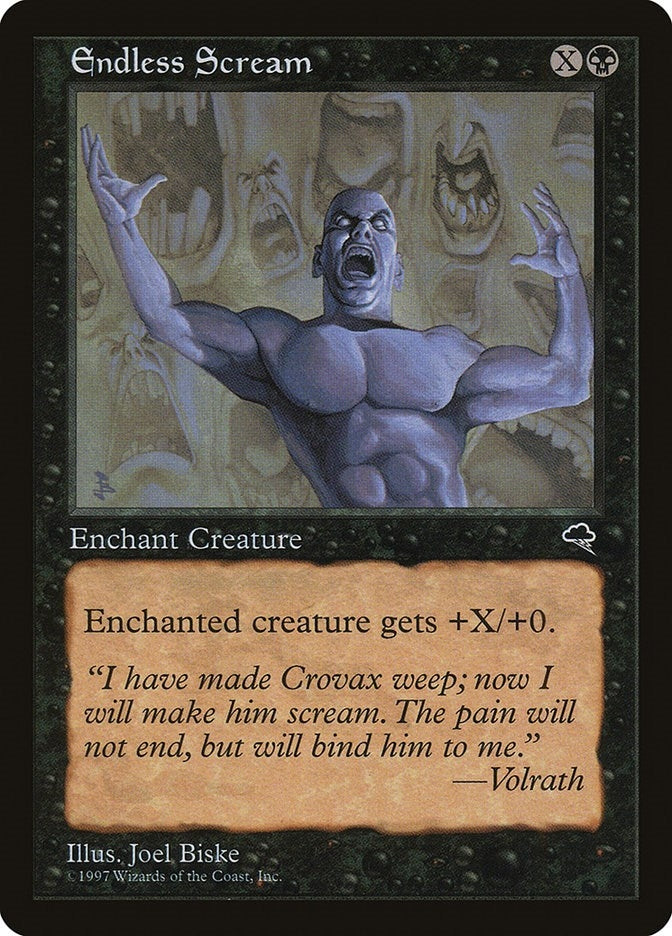Image for Endless Scream (132) (Tempest) - Magic: The Gathering