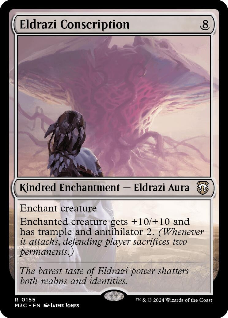 Image for Eldrazi Conscription (Ripple Foil) (155) (Modern Horizons 3) - Magic: The Gathering