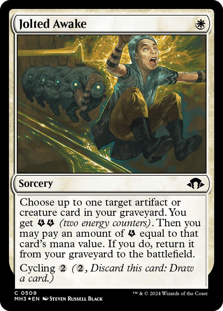 Image for Jolted Awake (Ripple Foil) (509) (Modern Horizons 3) - Magic: The Gathering