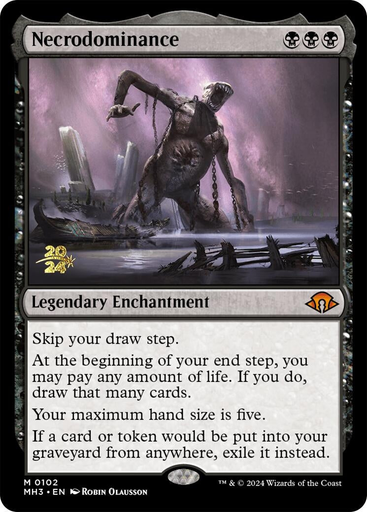 Image for Necrodominance (102) (Prerelease Cards) - Magic: The Gathering