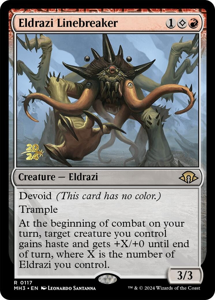 Image for Eldrazi Linebreaker (117) (Prerelease Cards) - Magic: The Gathering