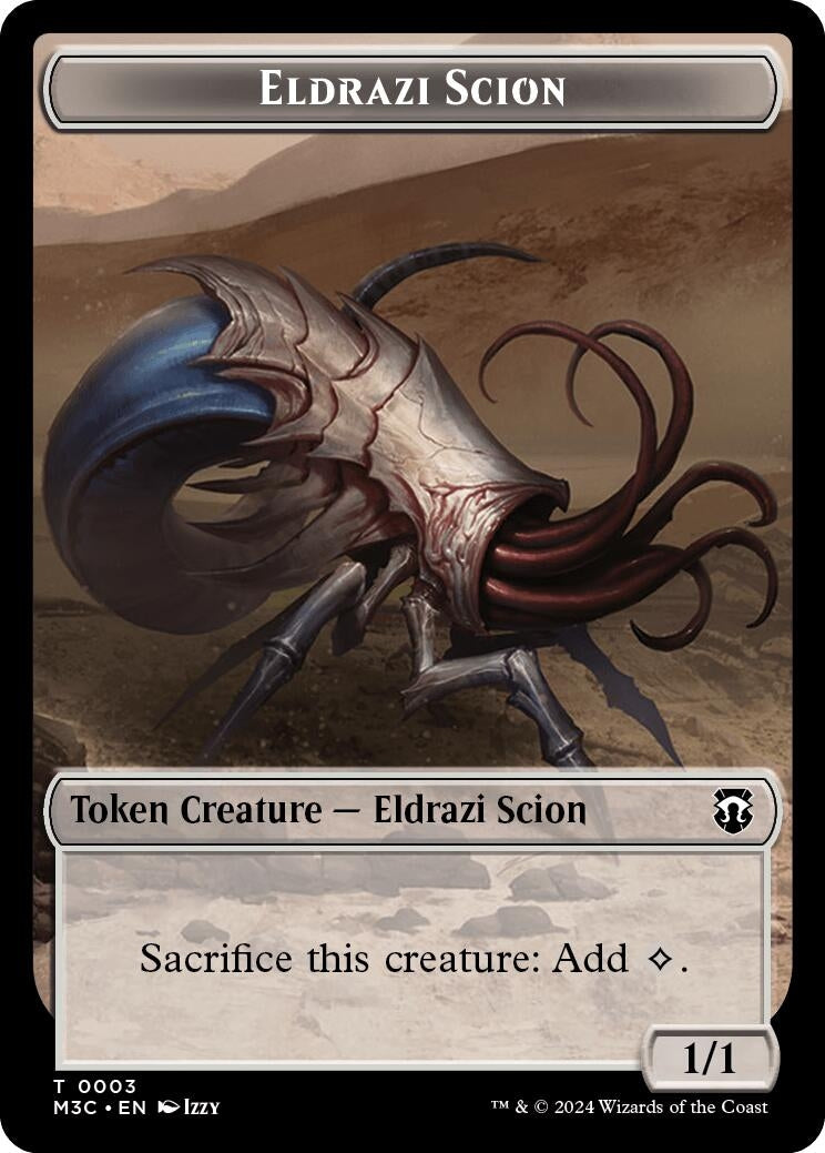 Image for Eldrazi Scion // Eldrazi Spawn Double-Sided Token (3 // 2) (Modern Horizons 3) - Magic: The Gathering