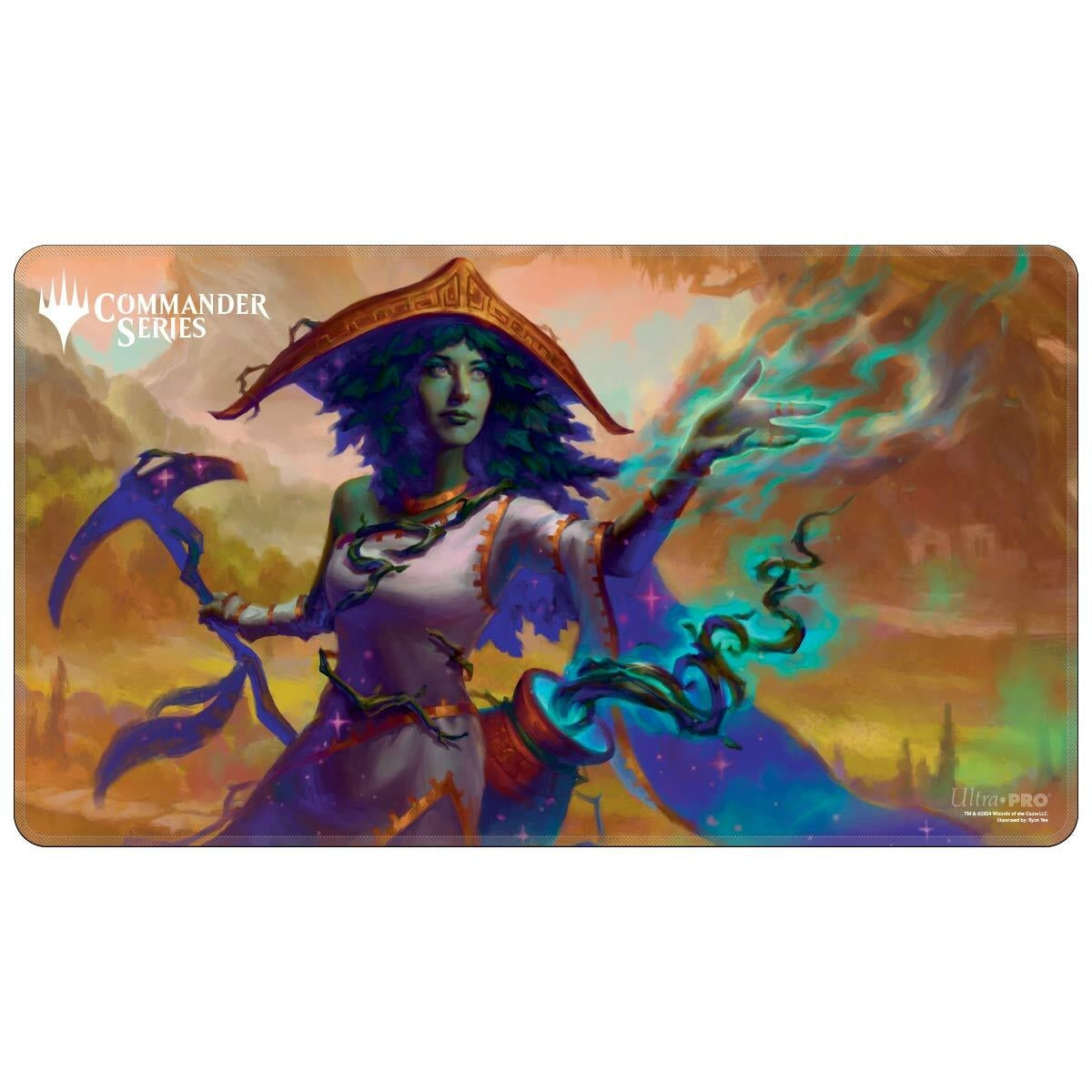 Image for Commander Series #2: Allied - Sythis Stitched Standard Gaming Playmat for Magic: The Gathering - Playmats