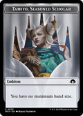 Image for Emblem - Tamiyo, Seasoned Scholar // Energy Reserve Double-Sided Token (35 // 36) (Modern Horizons 3) - Magic: The Gathering