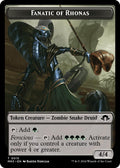 Image for Fanatic of Rhonas // Energy Reserve Double-Sided Token (15 // 36) (Modern Horizons 3) - Magic: The Gathering