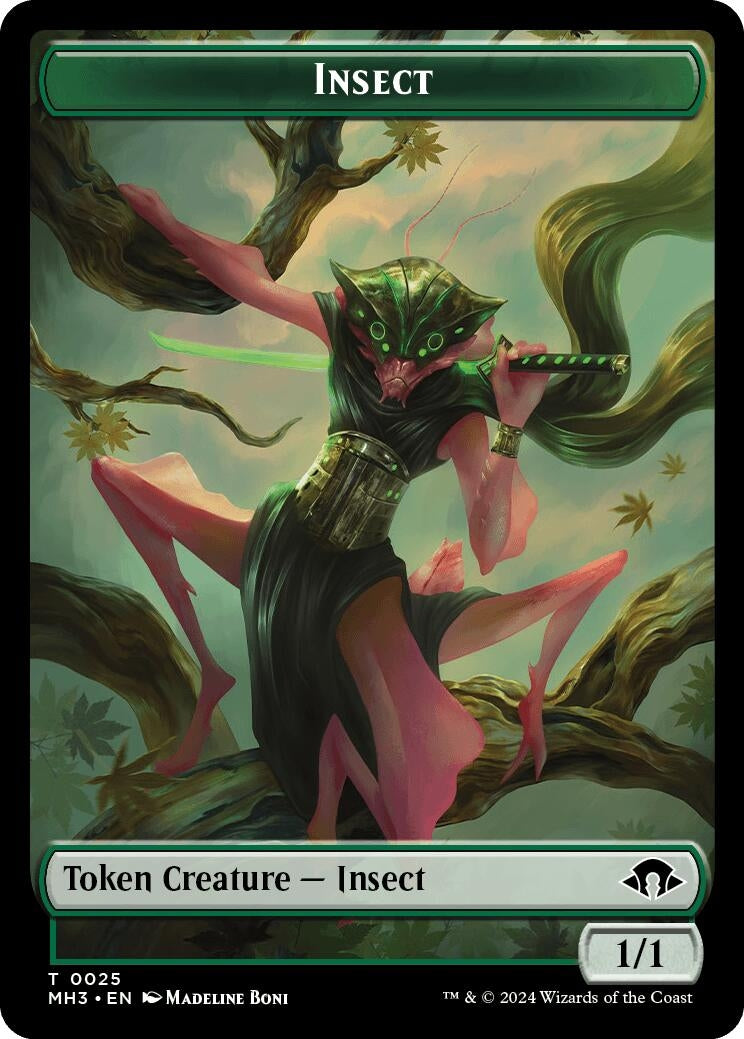 Image for Insect Token (0025) (25) (Modern Horizons 3) - Magic: The Gathering