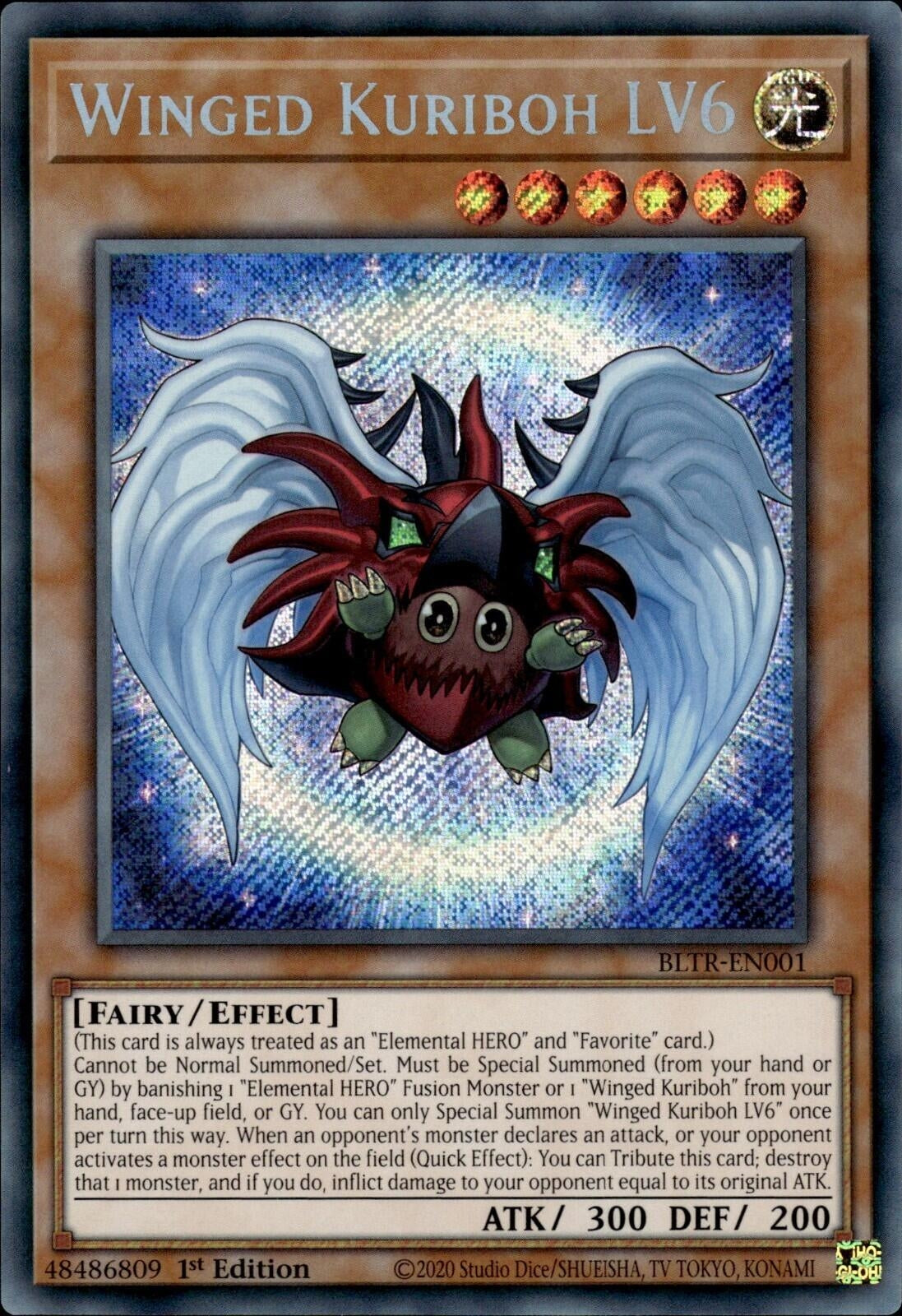 Image for Winged Kuriboh LV6 (BLTR-EN001) (BLTR) - YuGiOh