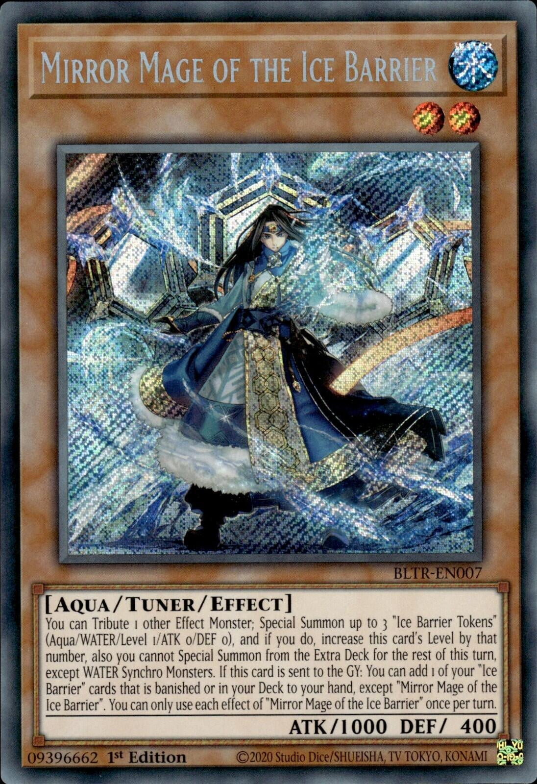 Image for Mirror Mage of the Ice Barrier (BLTR-EN007) (BLTR) - YuGiOh