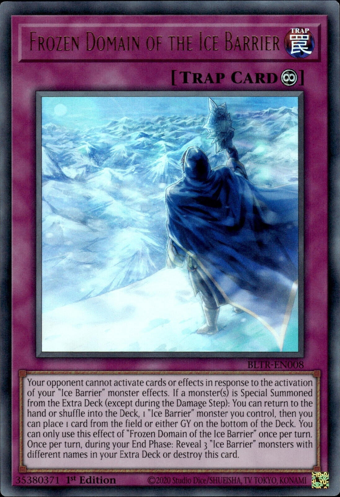 Image for Frozen Domain of the Ice Barrier (BLTR-EN008) (BLTR) - YuGiOh