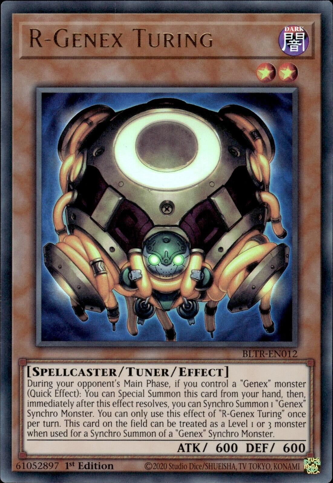 Image for R-Genex Turing (BLTR-EN012) (BLTR) - YuGiOh