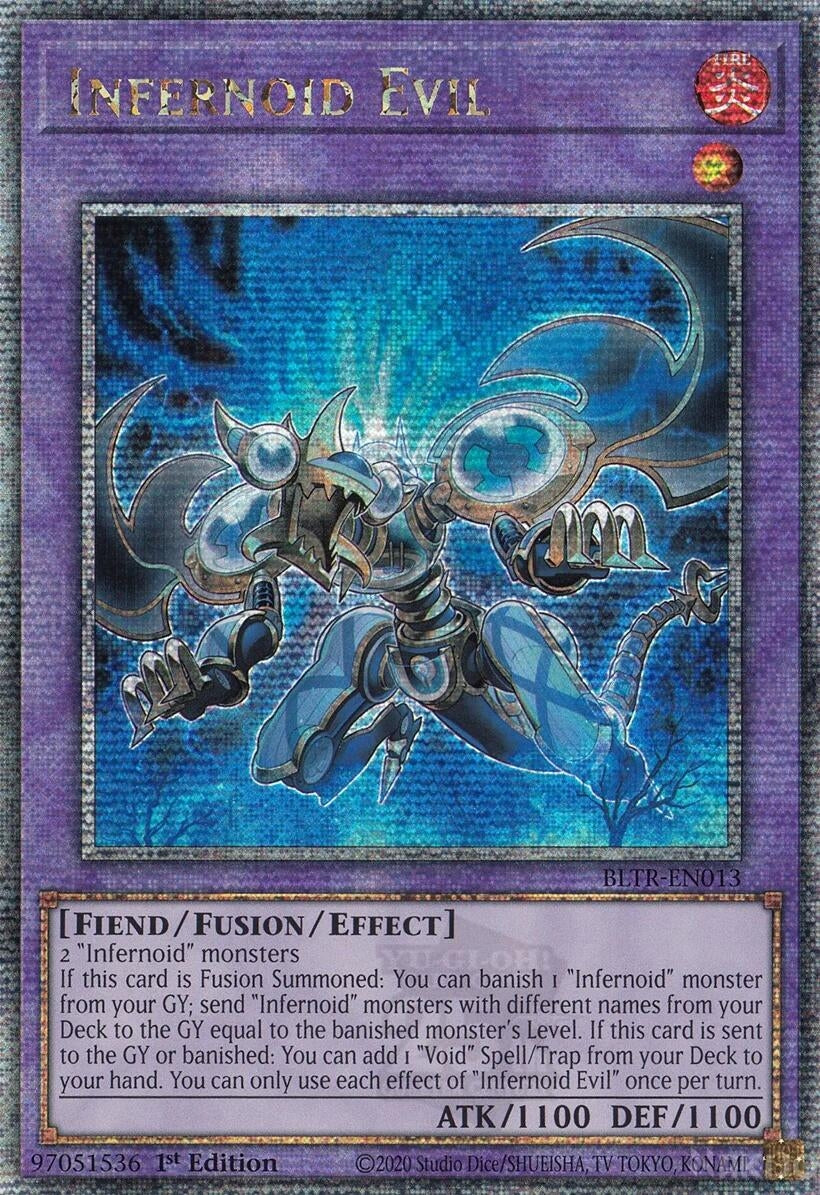 Image for Infernoid Evil (Quarter Century Secret Rare) (BLTR-EN013) (BLTR) - YuGiOh