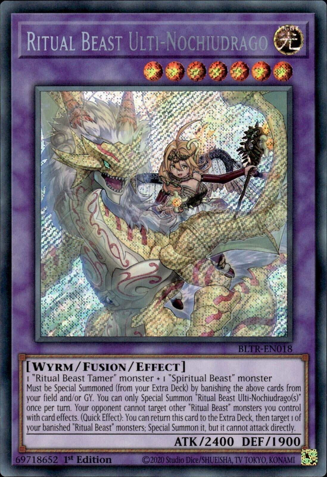 Image for Ritual Beast Ulti-Nochiudrago (BLTR-EN018) (BLTR) - YuGiOh