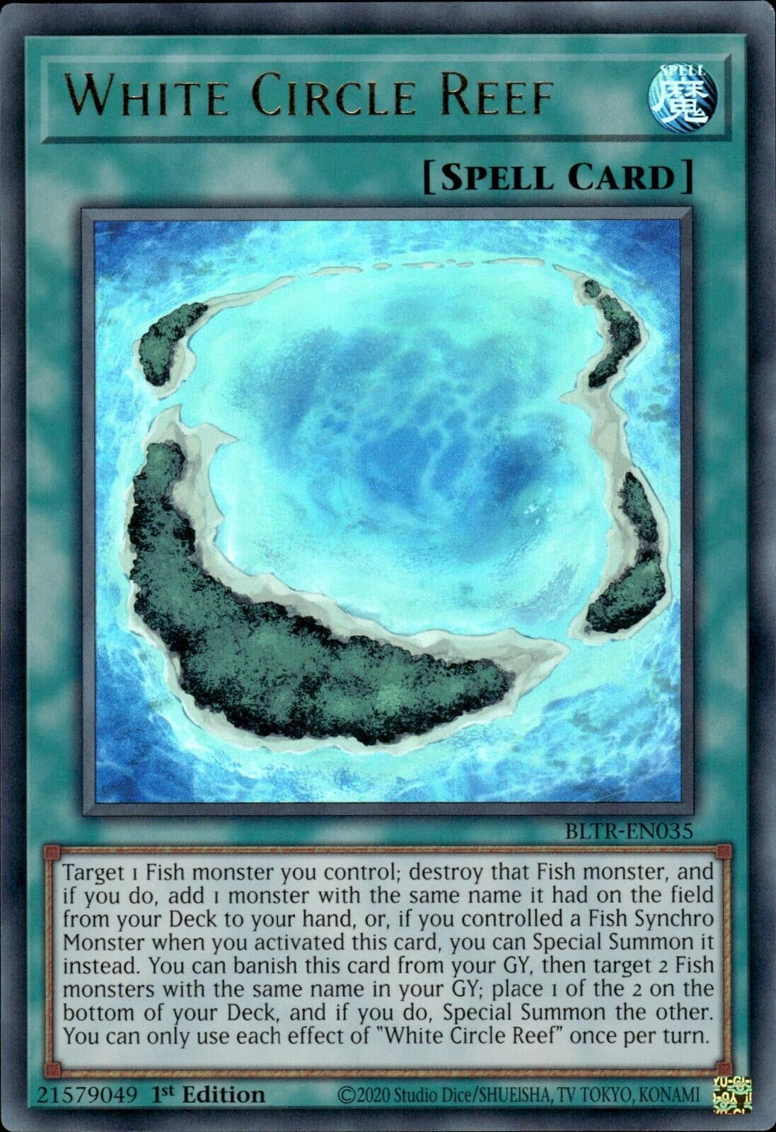 Image for White Circle Reef (BLTR-EN035) (BLTR) - YuGiOh