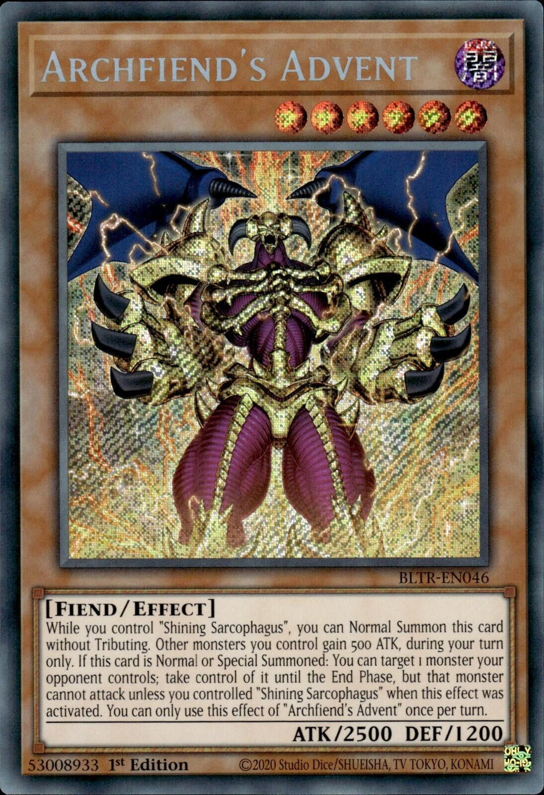 Image for Archfiend's Advent (BLTR-EN046) (BLTR) - YuGiOh