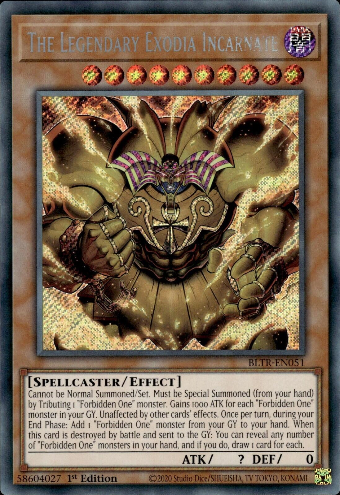 Image for The Legendary Exodia Incarnate (BLTR-EN051) (BLTR) - YuGiOh