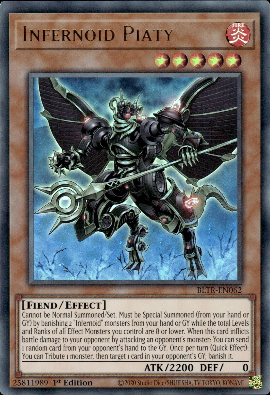 Image for Infernoid Piaty (BLTR-EN062) (BLTR) - YuGiOh
