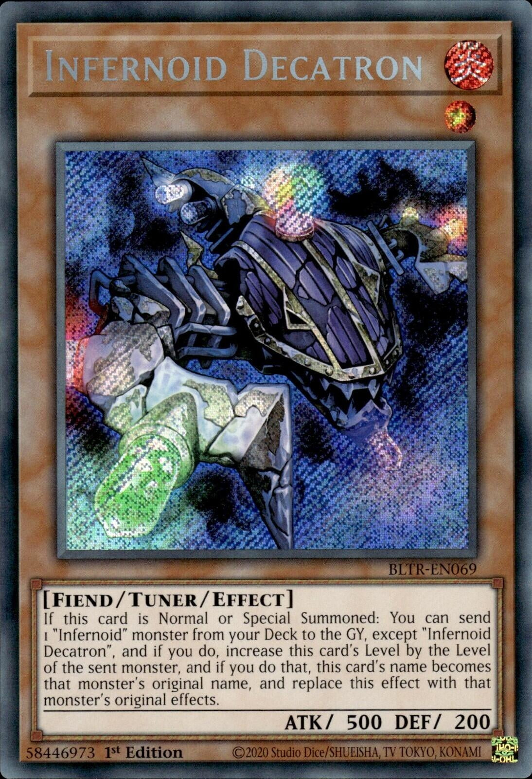 Image for Infernoid Decatron (BLTR-EN069) (BLTR) - YuGiOh