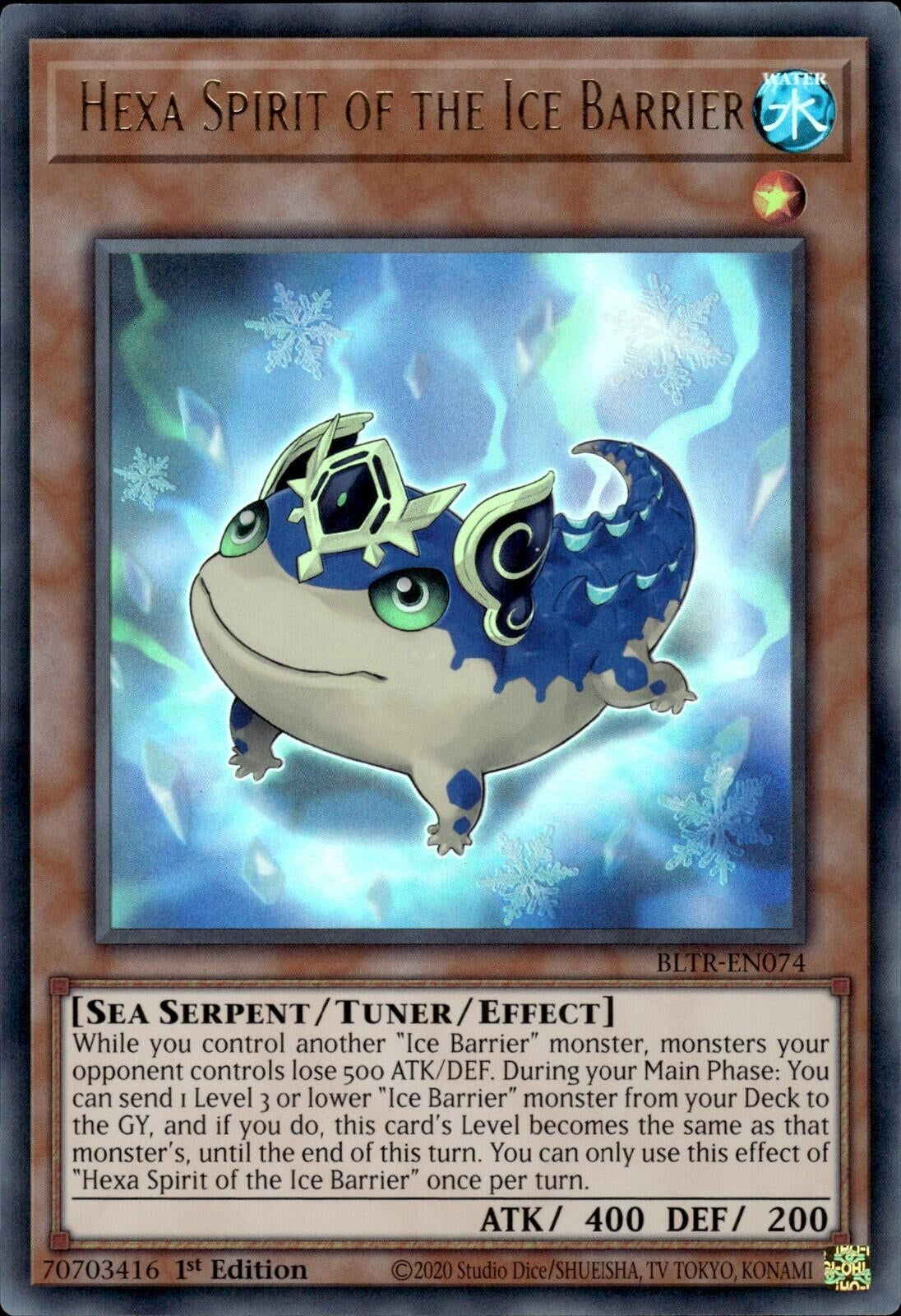 Image for Hexa Spirit of the Ice Barrier (BLTR-EN074) (BLTR) - YuGiOh