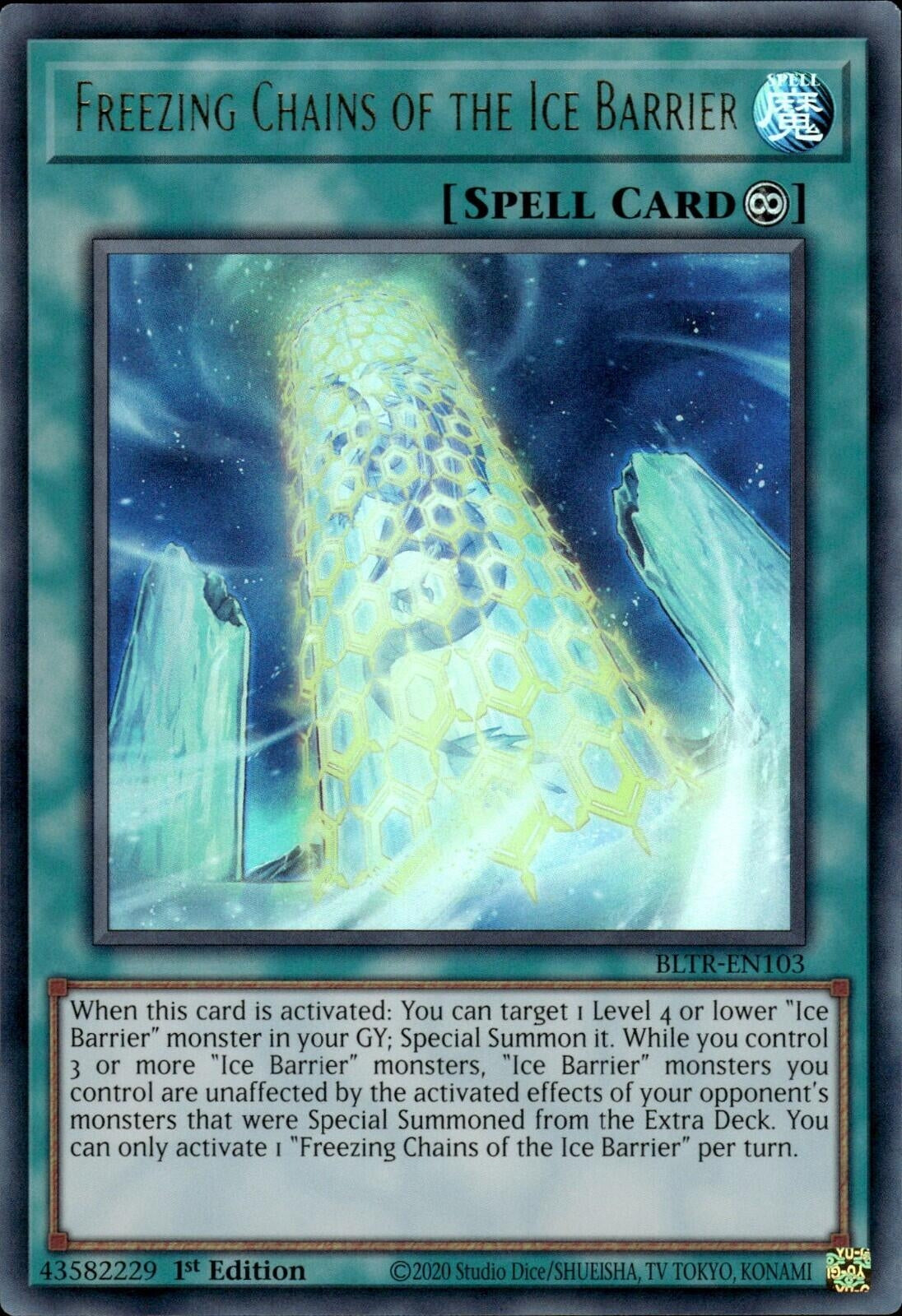 Image for Freezing Chains of the Ice Barrier (BLTR-EN103) (BLTR) - YuGiOh