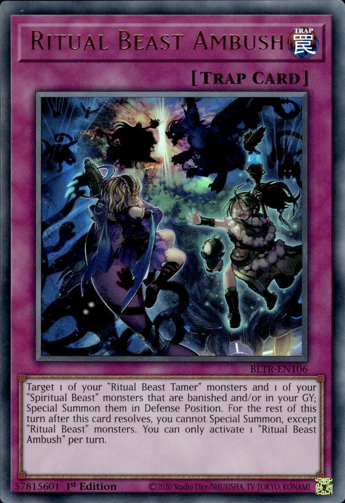 Image for Ritual Beast Ambush (BLTR-EN106) (BLTR) - YuGiOh