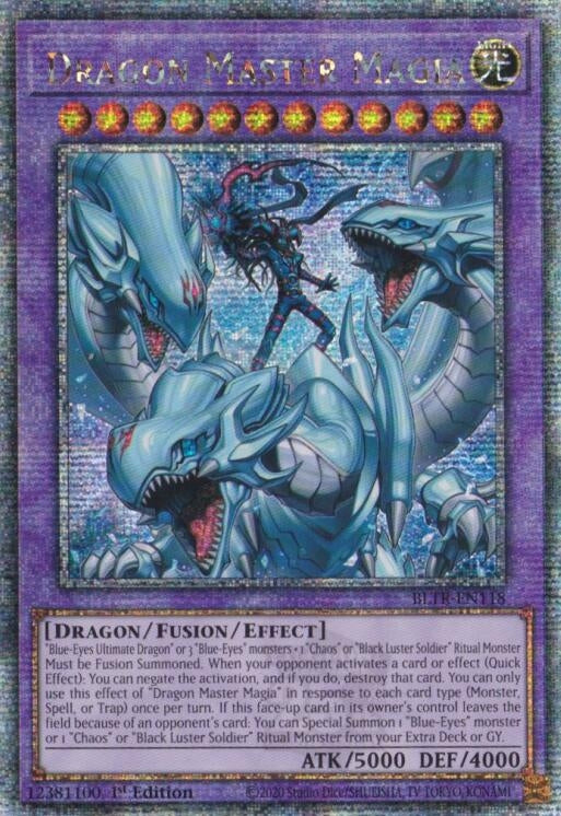 Image for Dragon Master Magia (Quarter Century Secret Rare) (BLTR-EN118) (BLTR) - YuGiOh
